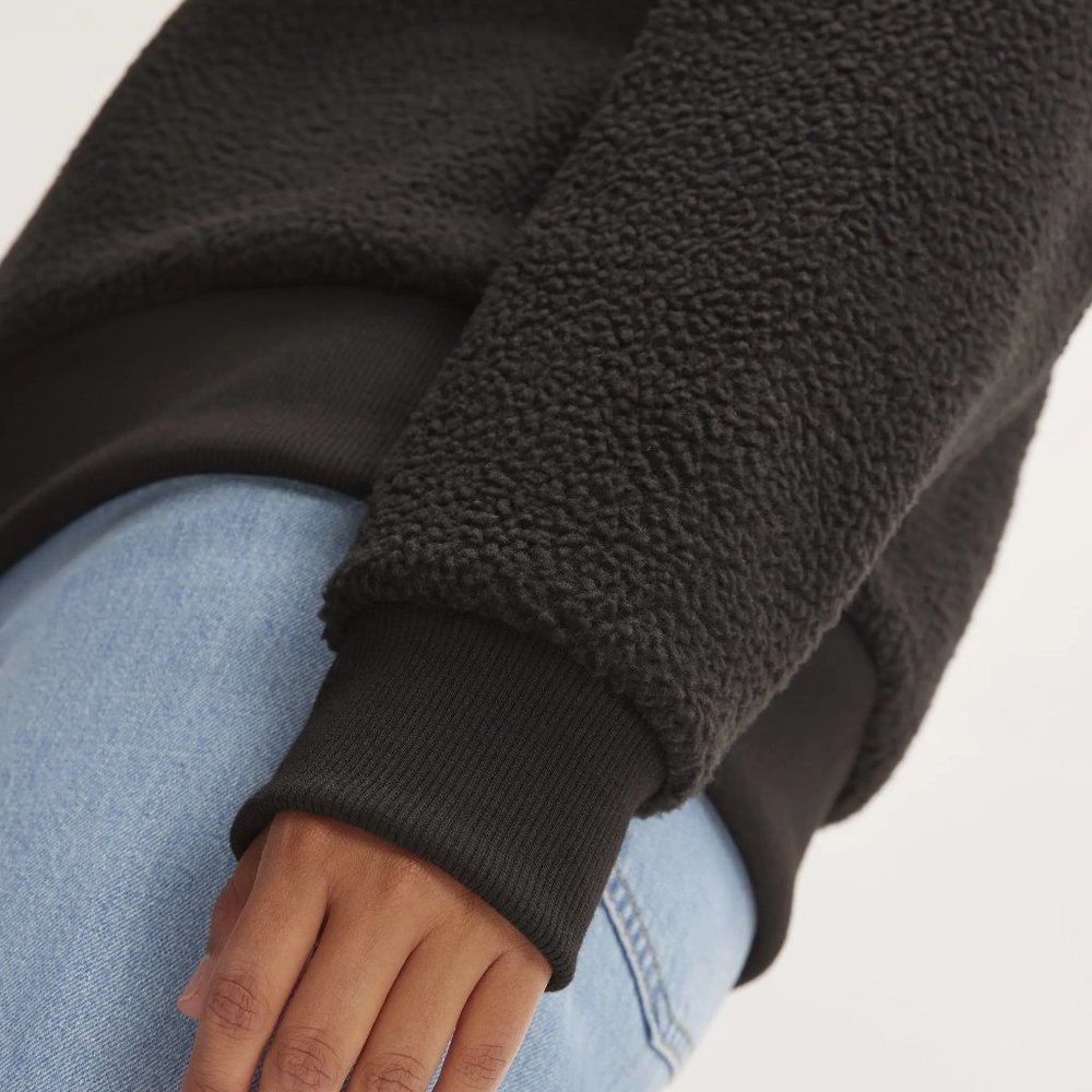 Everlane The Fleece Oversized Crew - Picture 3 of 4